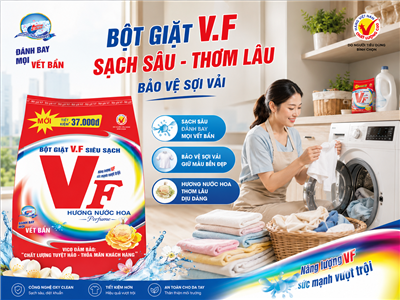 Bột Giặt VF Hương Nước Hoa – Giải Pháp Giặt Giũ Cho Gia Đình Hiện Đại